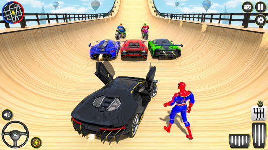 اسکرین شات برنامه Gt Car Stunt Ramp Car Games 3D 1