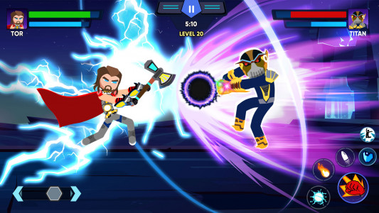اسکرین شات بازی Super Stickman Fighting Battle 3