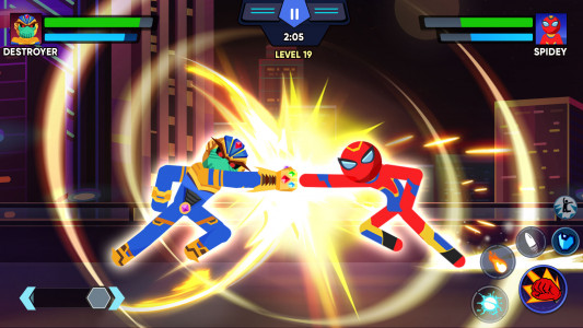 اسکرین شات بازی Super Stickman Fighting Battle 6