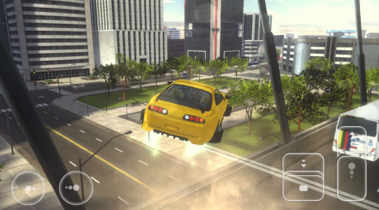 اسکرین شات بازی Flying Car Futuristic City 2