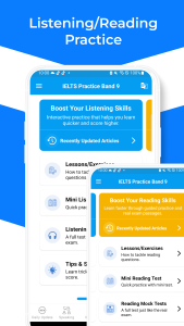اسکرین شات 2 برنامه IELTS Practice Band 9