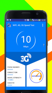 اسکرین شات برنامه WiFi, 5G, 4G, 3G Speed Test - Cellular Speed Check 2