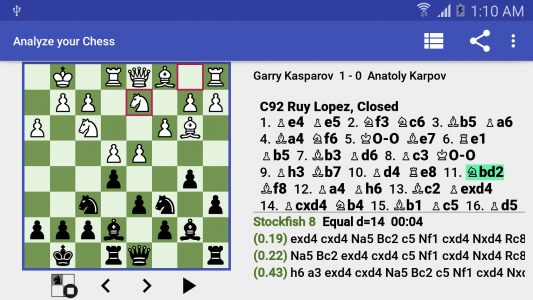 اسکرین شات بازی Analyze your Chess 5