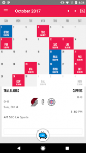 اسکرین شات برنامه LA Clippers 5