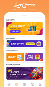 اسکرین شات برنامه LuckChance - Win Daily Prize 3