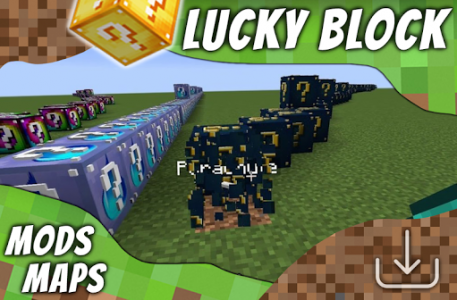 اسکرین شات برنامه Lucky Block Mod 7