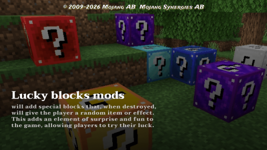 اسکرین شات 1 برنامه Lucky block mod