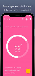 اسکرین شات برنامه Super Touch -speed sensitivity 5