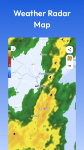اسکرین شات برنامه Weather Radar RainViewer 1