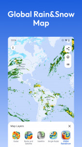 اسکرین شات برنامه Weather Radar RainViewer 3