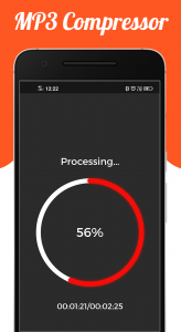 اسکرین شات برنامه Audio : MP3 Compressor 5