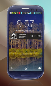 اسکرین شات برنامه Lollipop Lockscreen Android L 6
