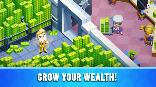اسکرین شات 1 بازی Idle Bank Tycoon: Money Empire