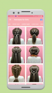 اسکرین شات برنامه Girls Hairstyles Step by Step 5