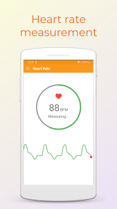 اسکرین شات 1 برنامه Heart Rate Monitor