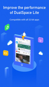 اسکرین شات 2 برنامه DualSpace Lite - 32Bit Support