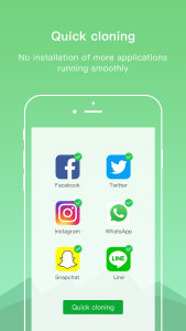 اسکرین شات برنامه Dual Space Lite-Multi Accounts 3