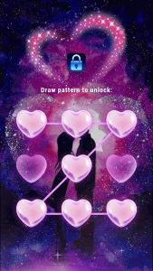 اسکرین شات برنامه (FREE) Love  - App Lock Master Theme 1