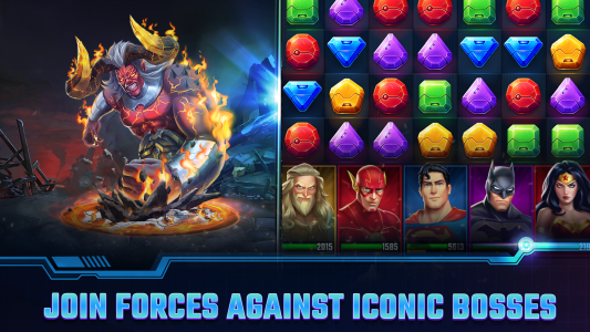 اسکرین شات بازی DC Heroes & Villains: Match 3 4