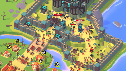 اسکرین شات بازی Idle Siege: War Tycoon Game 1