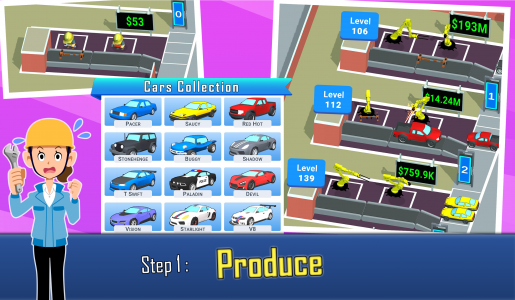 اسکرین شات بازی Car Factory - Idle Tycoon 1