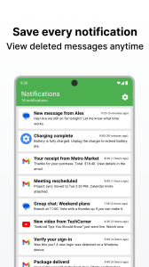 اسکرین شات 2 برنامه Notification History