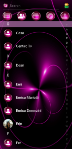 اسکرین شات برنامه SMS Theme Sphere Pink - chat 7