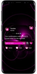 اسکرین شات برنامه SMS Theme Sphere Pink - chat 4