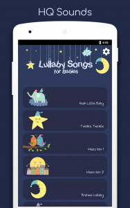 اسکرین شات برنامه Lullaby Songs for Babies 1