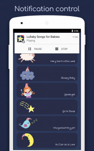 اسکرین شات برنامه Lullaby Songs for Babies 5