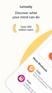 اسکرین شات 1 برنامه Lumosity: Brain Training Games