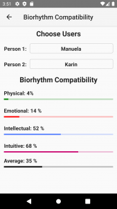 اسکرین شات 8 برنامه Biorhythm Calculator