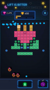 اسکرین شات بازی Brick Breaker: Neon Brick Ball 4