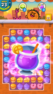 اسکرین شات بازی Sweet Monster™ Friends Match 3 Puzzle | Swap Candy 3