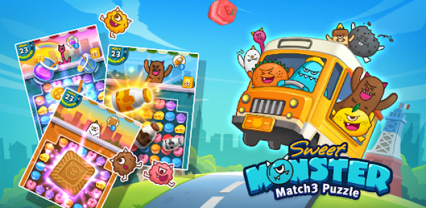 اسکرین شات بازی Sweet Monster™ Friends Match 3 Puzzle | Swap Candy 8
