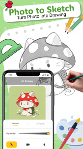 اسکرین شات 4 برنامه AR Drawing: Paint & Sketch Art