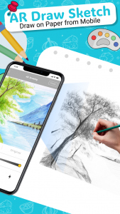 اسکرین شات 8 برنامه AR Drawing: Paint & Sketch Art