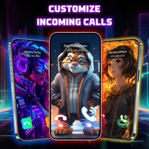 اسکرین شات 4 برنامه Color Phone Call Screen Theme