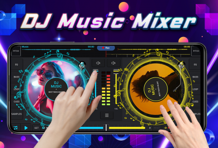 اسکرین شات برنامه DJ Mixer Music: Virtual DJ Mix 1