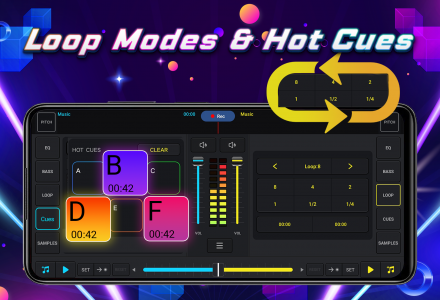 اسکرین شات برنامه DJ Mixer Music: Virtual DJ Mix 4