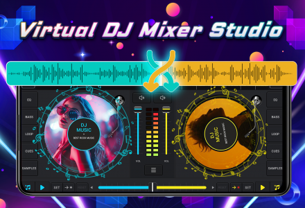 اسکرین شات برنامه DJ Mixer Music: Virtual DJ Mix 2