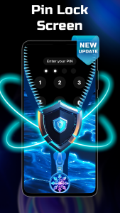 اسکرین شات 3 برنامه Zipper Lock Screen Wallpapers
