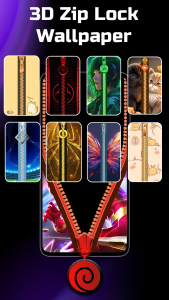 اسکرین شات 6 برنامه Zipper Lock Screen Wallpapers