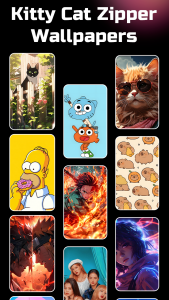 اسکرین شات 4 برنامه Zipper Lock Screen Wallpapers
