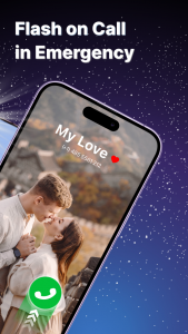 اسکرین شات 2 برنامه Flashlight - Flash Alert App