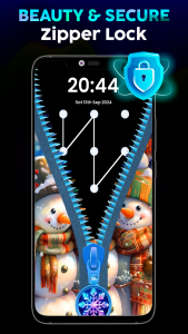 اسکرین شات برنامه Zipper Lock Screen - Zip Lock 6