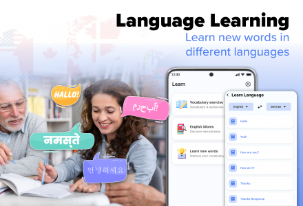 اسکرین شات برنامه Language Translator, Translate 4