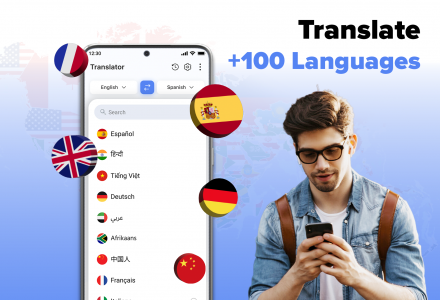 اسکرین شات 6 برنامه Language Translator, Translate