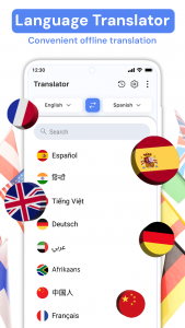 اسکرین شات برنامه Language Translator, Translate 1