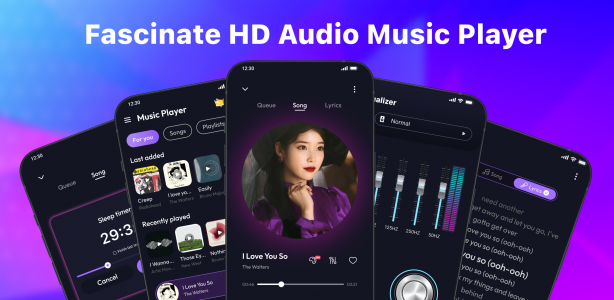 اسکرین شات 1 برنامه Offline Music Player - MP3 App